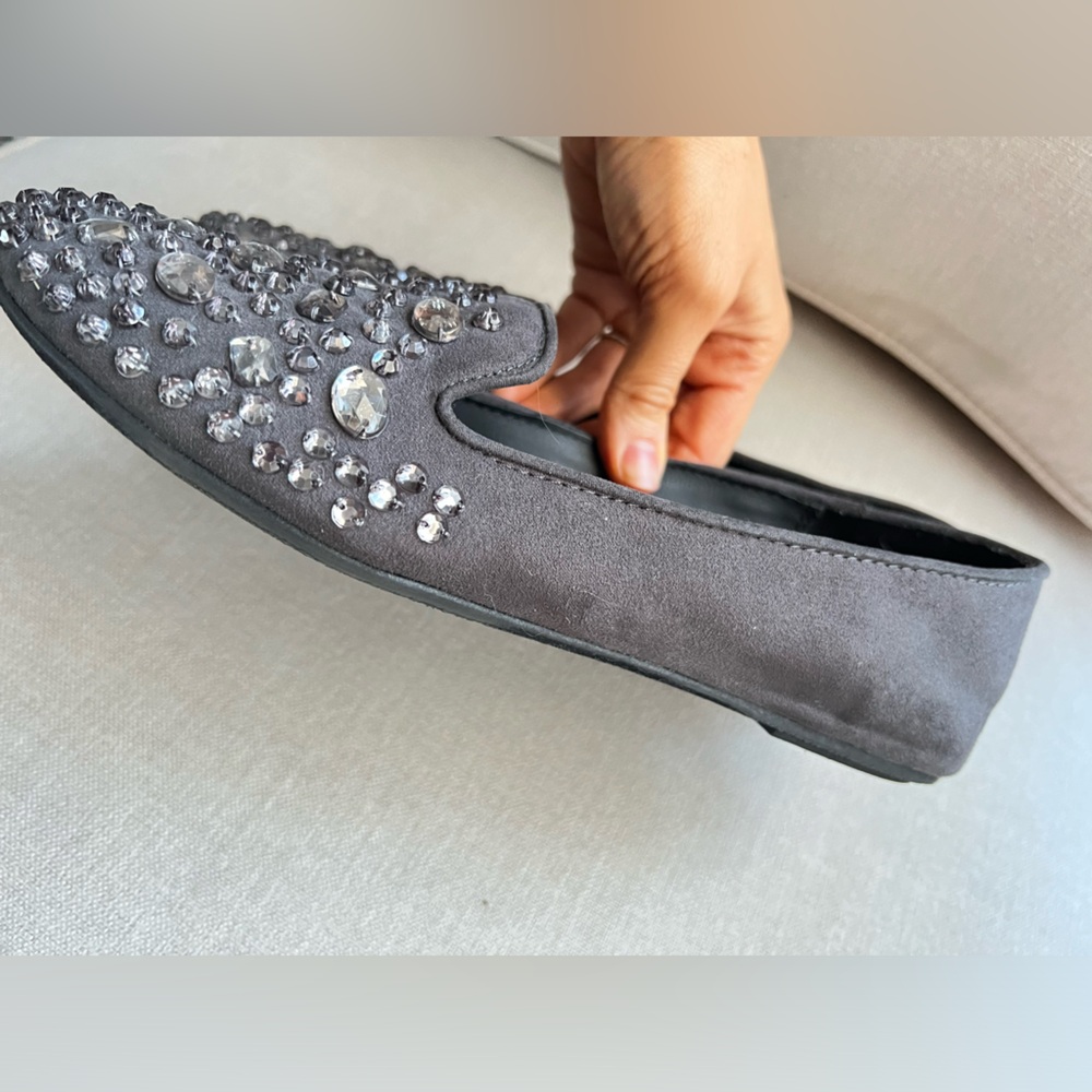 Simply Vera Vera Wang slip on flats loafers jewel toe shoe size 8 medium - Picture 3 of 13